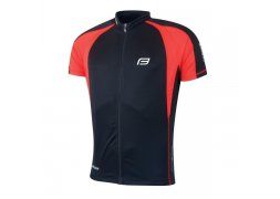 dres FORCE T10 krátký rukáv, černo-červený