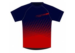 dres FORCE MTB ANGLE, modro-červený 4XL