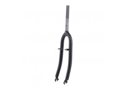 vidlice trekking 28" Fe 1" závit, černá lesklá