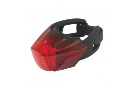 blikačka zadní FORCE CRYSTAL, 3 diody + baterie
