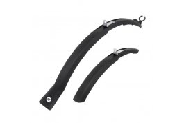 blatníky FORCE 26 - 28" s lopatkou, plast, černé