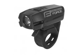světlo přední FORCE BUG-400 USB černé