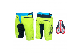kraťasy F MTB-11 s odnímatelnou vložkou, fluo