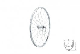 Zapletené kolo přední KLS DRAFT F, 26", silver