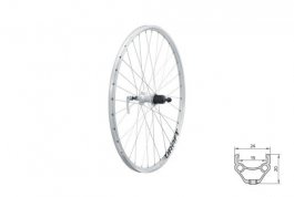 Zapletené kolo zadní KLS DRAFT R, 26", silver