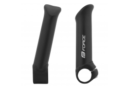 rohy FORCE METS 12 cm Al, černé mat-malé logo