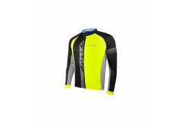 dres FORCE F85 dlouhý rukáv černo-fluo-šedý