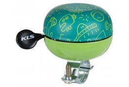KELLYS Cyklistický Zvonek Bell 60 Doodles zelený