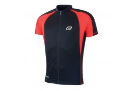 dres FORCE T10 krátký rukáv, černo-červený