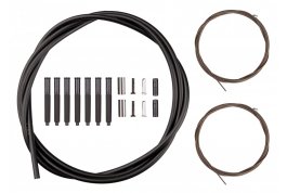 bowdeny+lanka řadící set SH MTB POLYMER, černý