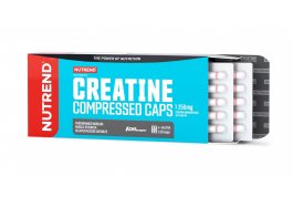 CREATINE COMPRESSED CAPS, obsahuje 120 kapslí