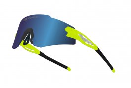 brýle FORCE MANTRA fluo, modré zrc. sklo