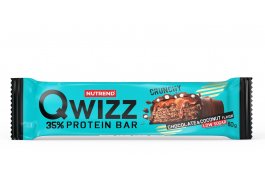 tyčinka QWIZZ 35% PROTEIN BAR, 60 g, čok.+kokos
