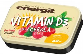 VITAR-Energit Vitamin D3, 42 tablet, brusinka