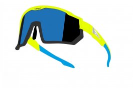 brýle F DRIFT fluo-černé,modrá kontrast. revo skla
