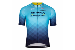 dres WILIER ASTANA Replica krátký rukáv, modrý