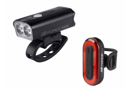 světla sada FORCE DIVER ARC USB přední+zadní