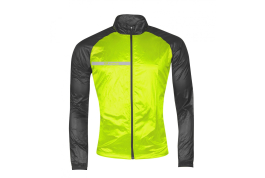 bunda FORCE WINDPRO neprofuk, fluo-černá