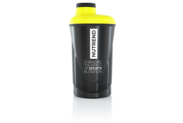 láhev-šejkr NUTREND 0,6 l, černo-žlutý