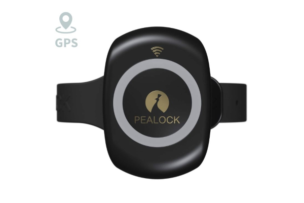 zámek PEALOCK 2, elektronický s GPS, černý 