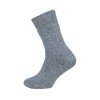 Nórska ponožka s vlnou sivá