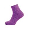 Dámske ponožky pierko fialová