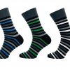 Pánske ponožky celoprúžok 3 páry