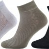 Dámske ponožky vyšší lem 5 párov biela