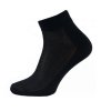 Dámske ponožky vyšší lem 5 párov čierna