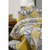 Predĺžené obliečky krep 140x220, 70x90cm Mystery yellow