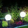 LED Solární zahradní lampa koule 15 cm