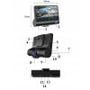 Kamera - autorekordér FHD1080p + couvací kamera + vnitřní kamera