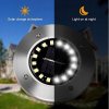 16 ledes napelemes nyomvonaljelölő lámpa, 4 db-os készlet