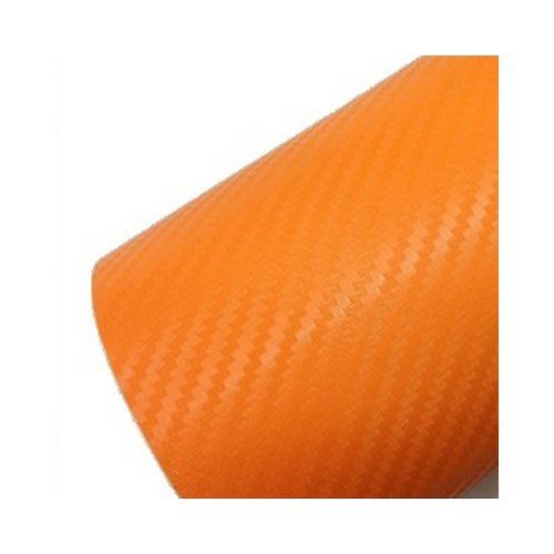 3D karbónová folia oranžová (š.1,27m)
