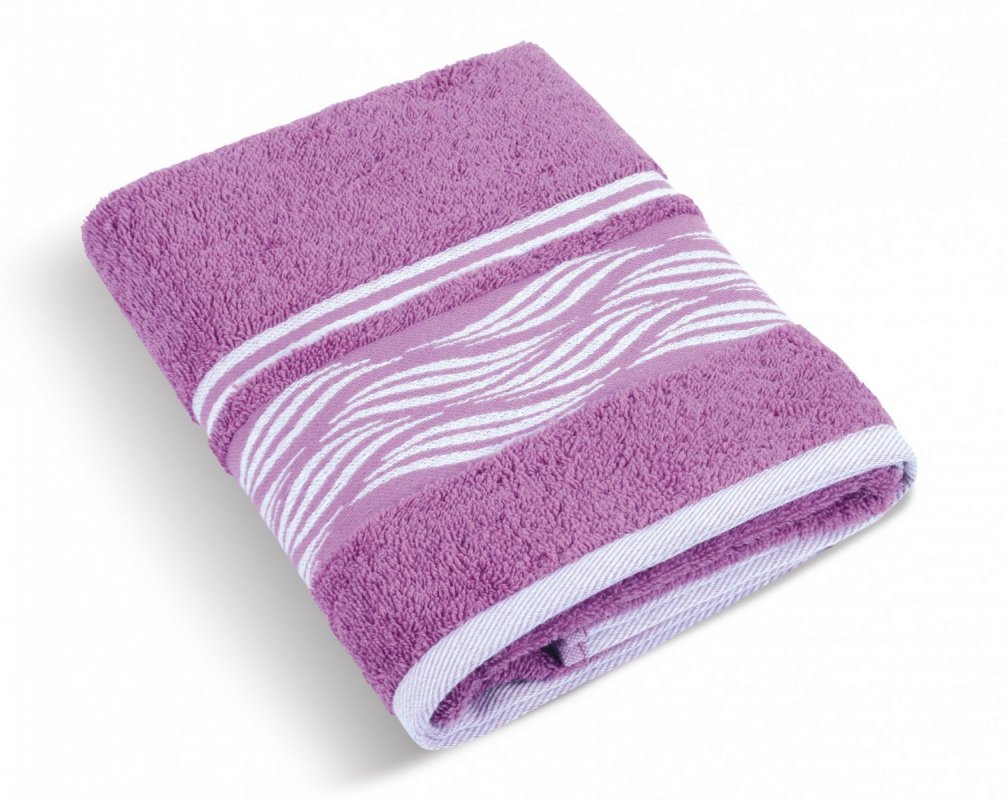 Brotex Froté ručník 50x100cm 480g vlnka lila