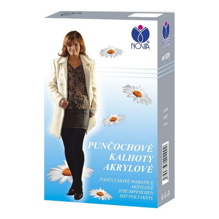 Pančuchové nohavice NOVIA | akrylové D29 čierna 170/124