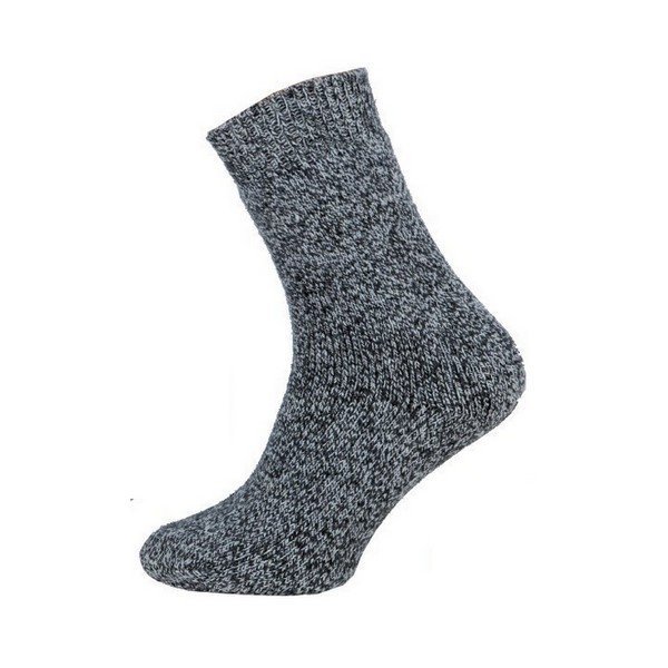 Nórska ponožka s vlnou čierna