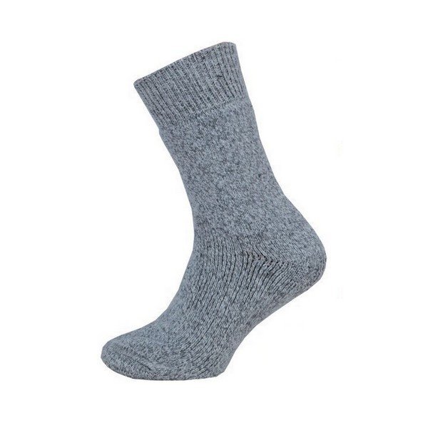 Norská ponožka s vlnou šedá
