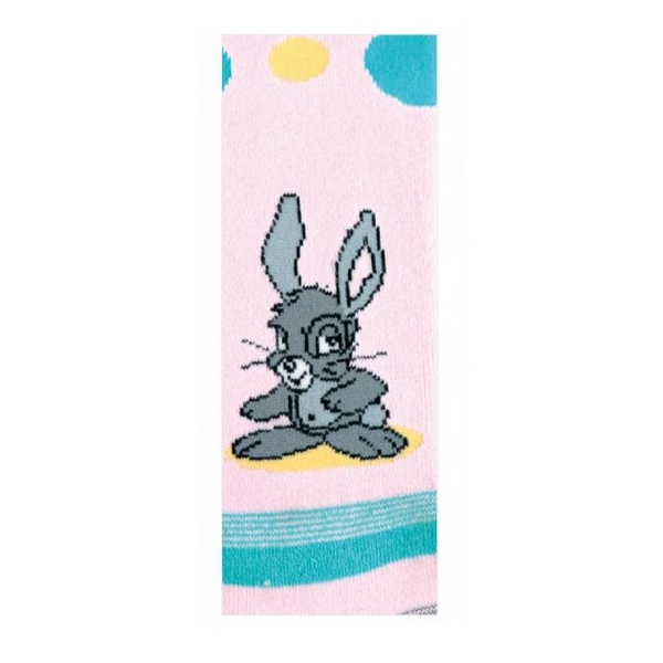 Detské bavlnené froté pančucháčky NOVIA | zajačik 128-134