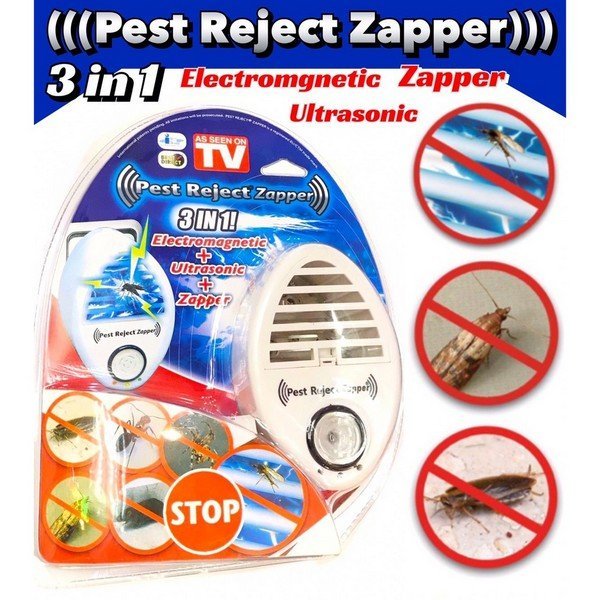 Pest Reject Zapper 3v1 odpuzovač hmyzu a hlodavců