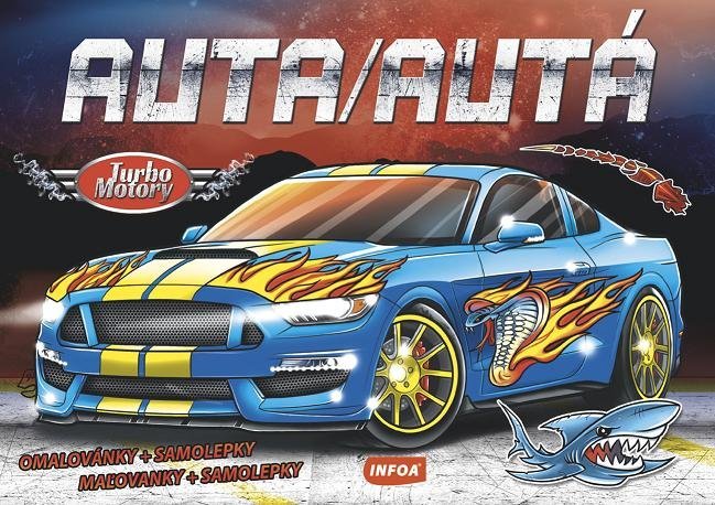 Turbo Motory – Auta/Autá + samolepky Flintas Publishing