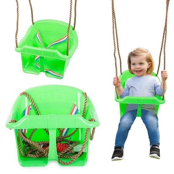 Dětská zahradní houpačka s bezpečnostními pásy