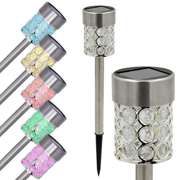 Grugen GL24 Solárna LED RGB lampa multicolor 37 cm