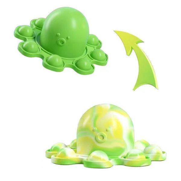 Antistresová hračka Pop it chobotnice oboustranná MIX barev