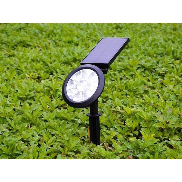 Solárna lampa RGBW LED Farebná záhrada