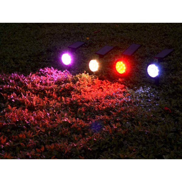 Napelemes RGBW LED lámpa - Karácsonyi kert