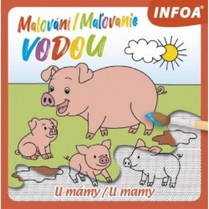 Malování / Maľovanie vodou – U mámy / U mamy