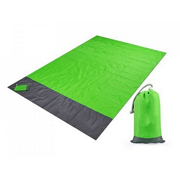 Magická podložka na pláž 210x200cm Color Zelená