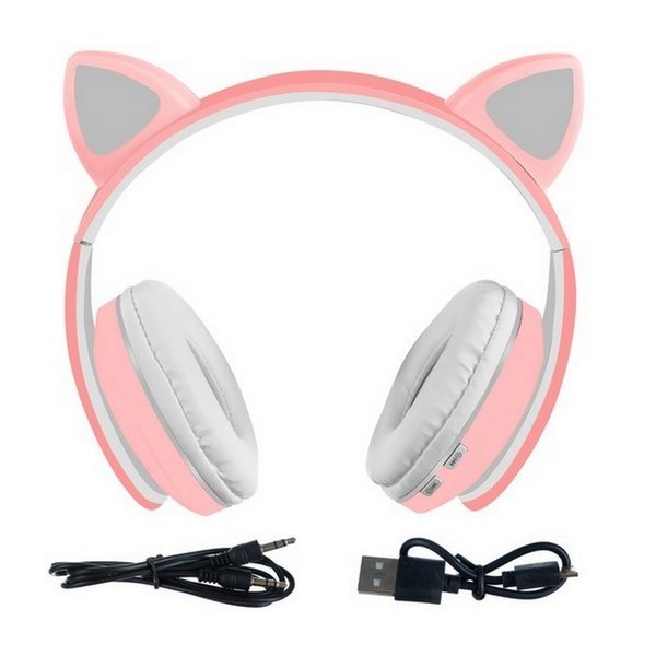 Cat Ear LED vezeték nélküli bluetooth fejhallgató