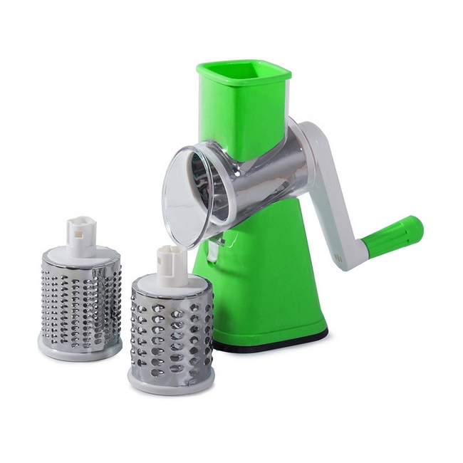 Multifunkčné strúhadlo a krájač ovocia a zeleniny 3v1 Zelená